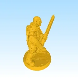 Other STL تنزيل - Post apo warrior butcher with chainsaw - HGS67