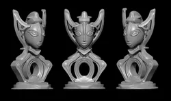 Queen Cleoptra 3D Print Model in Sculpture 501314