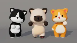 Rigged Cartoon Cat