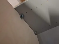 Shelf support m6 screws