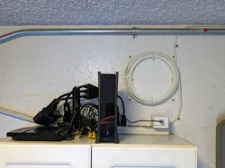 Slack cable holder