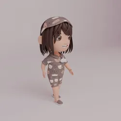 Tinny - Girl Rigged Character-1