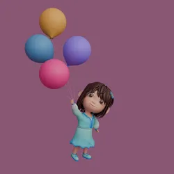 Tinny - Girl Rigged Character-3
