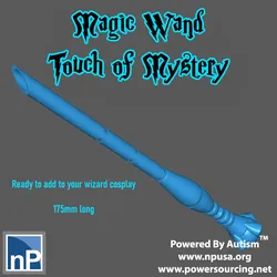 Touch of Mystery - Magic Wand for Cosplay Free 3D Print Model in Other 501228