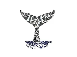 whale deco wall art