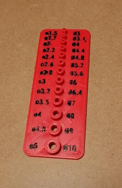 Customizable Template/Stencil tool for Screw Holes