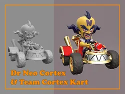 Dr Neo Cortex and Team Cortex Kart