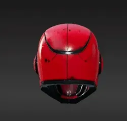 Expressive Eye Lens Helmet: Realistic Battle-Damaged Cosplay Prop