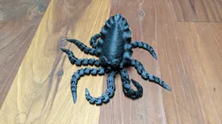 Flexi Squid (Pulpo flexible/articulado) with supports