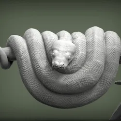 green tree python