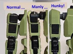 Hunky 13 (Dummy 13 variant) Larger clavicle, shin, and thigh frames.