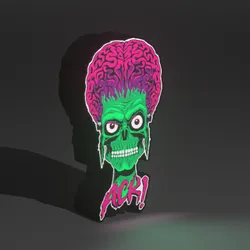 Mars Attacks! lightbox / mars attacks light box