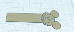 micky mouse book mark