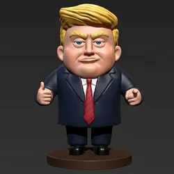Other STL تنزيل - Donald Trump Stylized Miniature - MIDNIGHT_ART