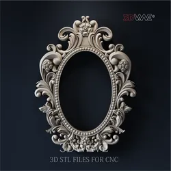 PICTURE FRAME 3d stl files for CNC