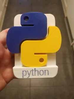 Python Logo stand