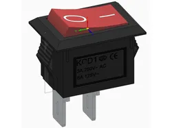 Small Rocker Switch KCD11-101 8.5x13.5mm