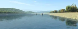 The river