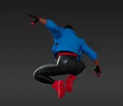Urban Acrobat 1:10 Scale | Stylized Hero Figure for Multi-Color Printing