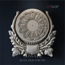 WALL CLOCK 3d stl files for CNC