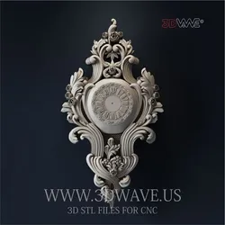 WALL CLOCK 3d stl files for CNC