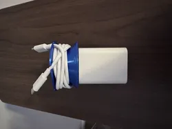Wall Wart/PSU/Power Cable Tidy Storage (US plug, no support, printable)