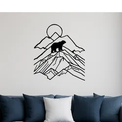 Bear Mountain 2d Wall art Design
