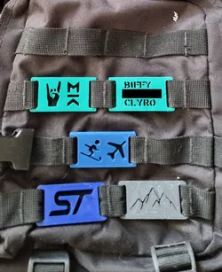 Customizable MOLLE Patch/Name Tag - Text & SVG - OpenSCAD