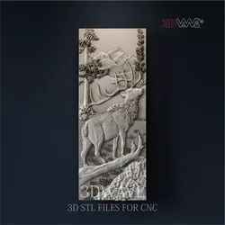 DEER 3d stl files for cnc