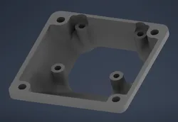 Ender 3 V3 SE 25-40mm fan bracket - Low profile