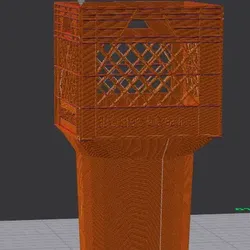 Fișiere pentru imprimante 3D | Fișier 3MF | Milk Crate Cup Holder