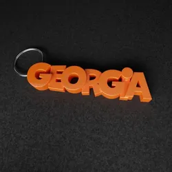 GEORGIA - KEYCHAIN