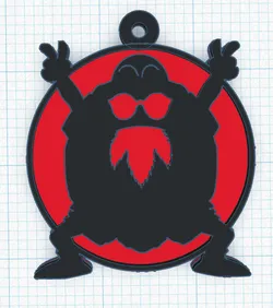 Muten roshi keychain
