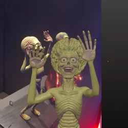Naked Mars attack alien