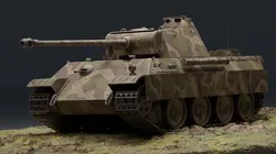 Panzerkampfwagen V Panther G 3 texture pack graysandy and camo GameReady