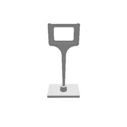Price Tag Holder / Food Label Stand 3D Model – Cafes, Bakeries, Restaurants