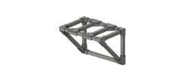 Set of connectors for 16mm square rod/profile
