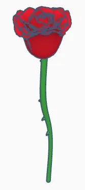 Valentinstags Rose