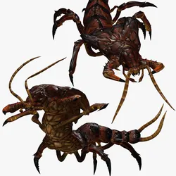 CENTIPEDE INSECT CENTIPEDE - DOWNLOAD CENTIPEDE 3D MODEL ANIMATED - FOR 3DS MAX - BLENDER 3 FILE -