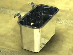 Hanging Stainless Steel Waste Bin