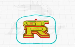 Nissan GTR keychain