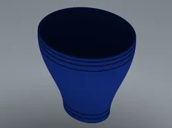 Office Waste Bin Plastic 3D Print Model in Furniture 484500