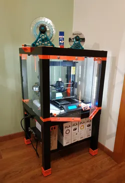 Prusa i3 MK3 ENCLOSURE - Ikea Lack table - Hugo