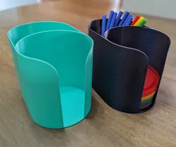 Take and Toss Lid and Straw Holder