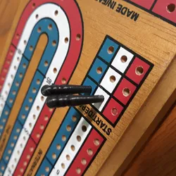 Bicycle cribbage board replacement peg
