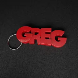 GREG - KEYCHAIN
