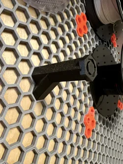 Honeycomb Wall Spool Storage