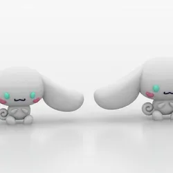 Kawaii Bunny Figurine  3d printable model