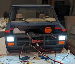 Max Team Model 14 Van headlights