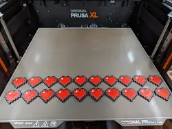 Minecraft Hearts Multicolor